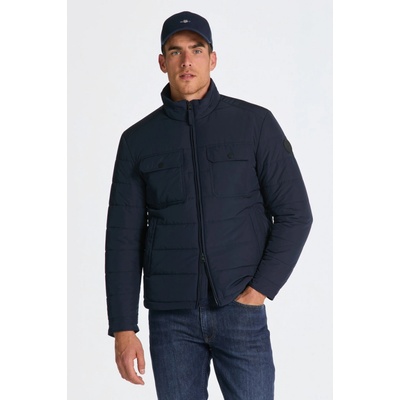 Gant CHANNEL QUILTED jacket modrá