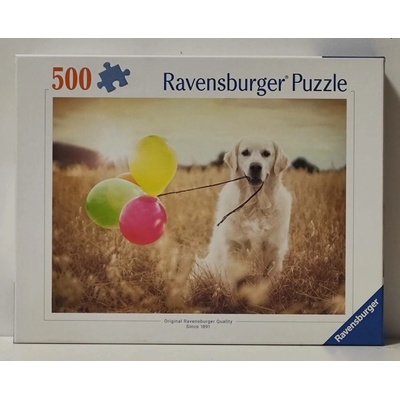 RAVENSBURGER Labrador s balónky 500 dílků