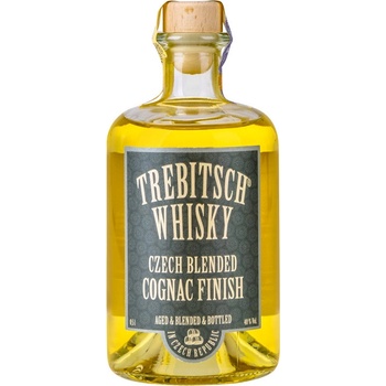 TREBITSCH Czech Blended Whisky COGNAC finish 40% 0,5 l (holá láhev)