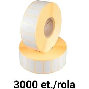 ZINTA Самозалепващи TH етикети 30x15 mm, 3000 ет. /ролка, за везни (30X15X3000-TH)