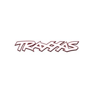 Traxxas PVC стикер бял 27x7см