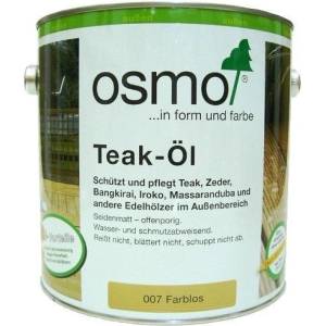 Osmo Wood Oil 007 Teak Oil Clear - Декинг масла 0.75л (587)