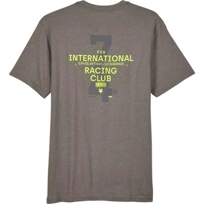 FOX NUMERICAL Premium TEE Heather Graphite Grey