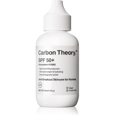 Carbon Theory SPF 50+ хидратиращ защитен крем SPF 50+ 50ml