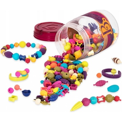 B-Toys Spojovací korále a tvary Pop Arty 275 ks