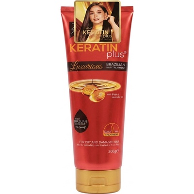 Keratin Plus Brazílska keratínová kúra Luxurious 200 ml
