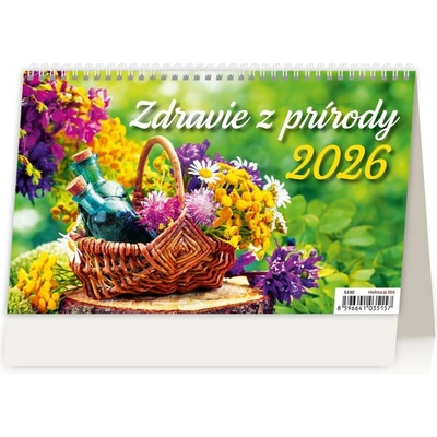 Helma Stolový riadkový 22,6x13,9 cm Zdravie z prírody 2026