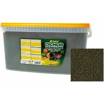 Tropical Cichlid Herbivore Small Pellet 250 ml/90 g