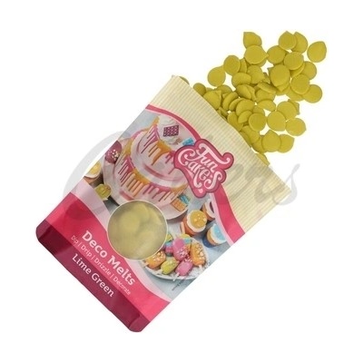 FunCakes Deco Melts poleva sv.zelená 250 g
