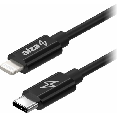 AlzaPower APW-CBMFI94105B Core USB-C to Lightning MFi, 0.5m, černý