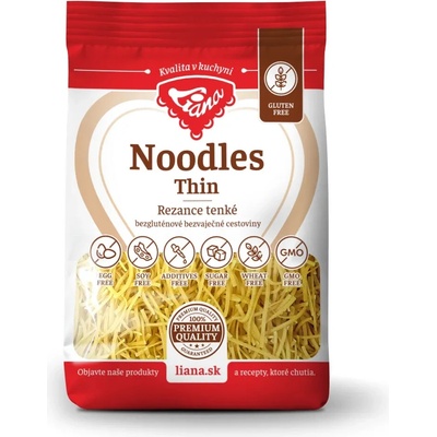 Liana Noodles Thin Rezance tenké bezlepkové 200 g