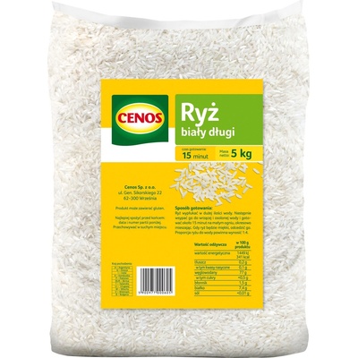 Cenos Dlhá biela ryža 5 kg