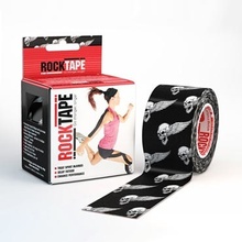 RockTape kineziologický tejp design lebky čierne 5cm x 5m