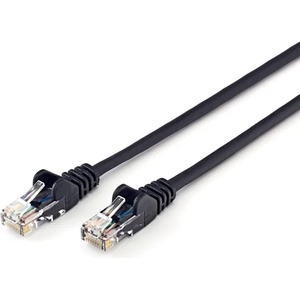 Manhattan Пач кабел Intellinet, UTP, Cat 5e, 1м, черен