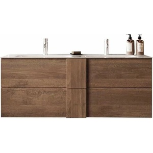 LC Mobili Jupiter комплект долен шкаф и стенен умивалник кафяв 122x53x47 см (433963-S120)