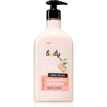 Bielenda Body Coctail Peach + Kombucha хидратиращо мляко за тяло с ревитализиращ ефект 400ml