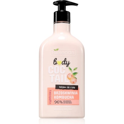 Bielenda Body Coctail Peach + Kombucha хидратиращо мляко за тяло с ревитализиращ ефект 400ml
