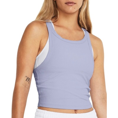 Under Armour Потник Under Armour Meridian Rib Crop Tank-PPL Син Velikost M