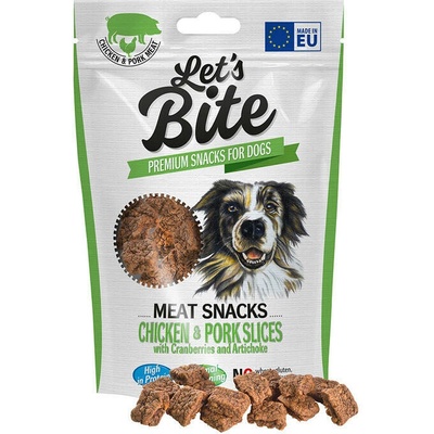 Let’s Bite Meat Snacks Chicken & Pork Slices with Cranberries 80 g