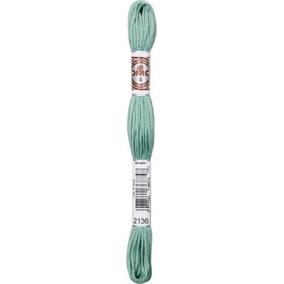 DMC Soft Cotton odstín 2136 zelená bavlnka