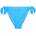 Tommy Hilfiger Бикини Tommy Hilfiger Women's Brazilian Bikini Bottoms - Copenhagen Blue