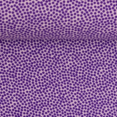 SWAFING Bavlněná látka Dotty puntík levandulová