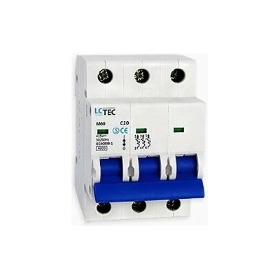 LC TEC M60 3-pólový 6kA 20A 108093