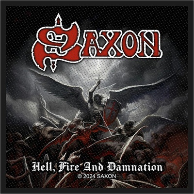 Nažehlovačka SAXON - Hell, Fire And Damnation