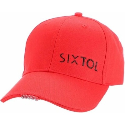 Sixtol Šiltovka s LED svetlom B-CAP 25lm, USB​, uni, červená