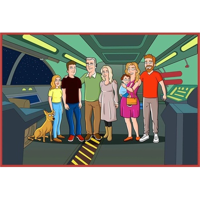 80 x 120 fotografie FUTURAMA