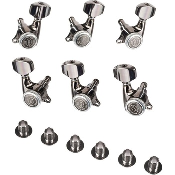 Image 1 of Gotoh SGL510Z MG-T A07 3L+3P CK Cosmo Black Тунинг част за китара (SGL510Z MG-T A07 3L+3P CK)