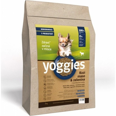 Yoggies MINI Kozie mäso&zelenina hypoalergénne lisované za studena s probiotikami 5 kg