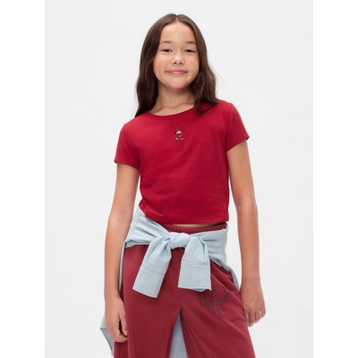Gap × Disney detské tričko Červená