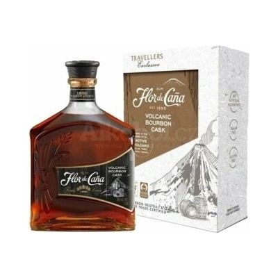 Flor de Caňa Volcanic 40% 1 l (kazeta)