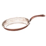 Horecano ANTIQUE-Тиганче елипса с релеф и медно покритие 20.75cm x 15.75cm x 3.75cm- 700 ml( (0184131)