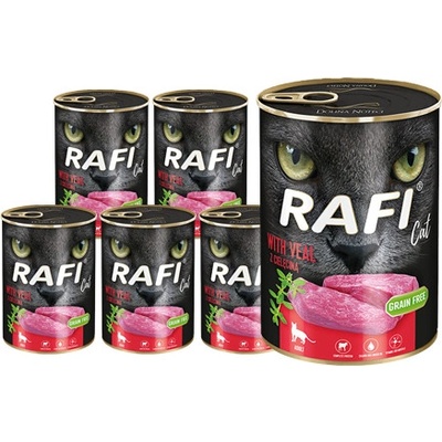 Dolina Noteci RAFI Cat Adult s teľacím mäsom 12x400 g