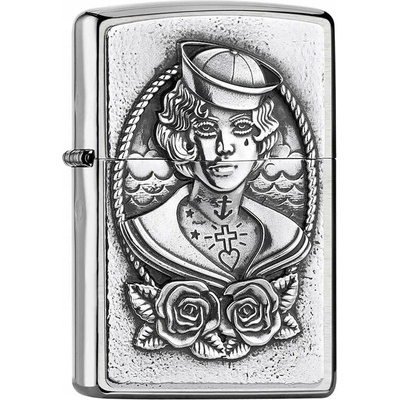 Zippo Sailor Girl Emblem