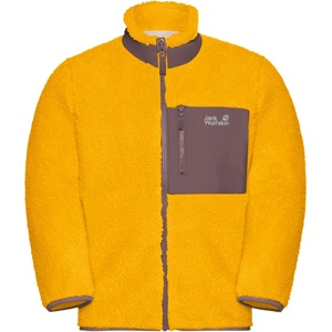 Jack Wolfskin Детско поларено яке Jack Wolfskin Kid's Ice Curl Jacket Fleece jacket - Burly Yellow JW - размер 176 (EU) (703-7843-0117)