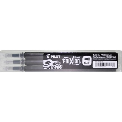 Pilot Пълнител за Pilot Frixion Clicker 0, 5 черен (3) (BLS-FR5-S3-B)