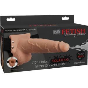 Pipedream Fetish Strap-On 7, 5 - пенис колан, еякулиращ дилдо (телесен цвят)