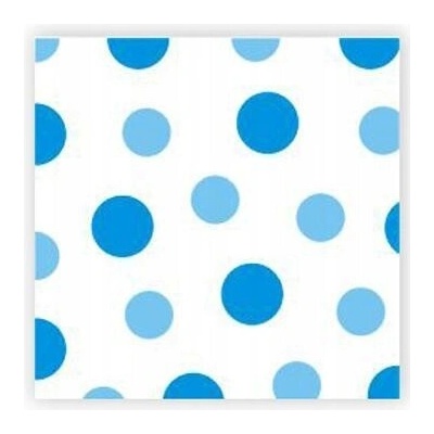 Harmony obrúsky DOTS bodka modré 30 ks 33x33 cm