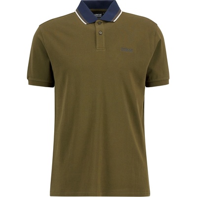 Barbour International Mens Vase Polo - Light Sage