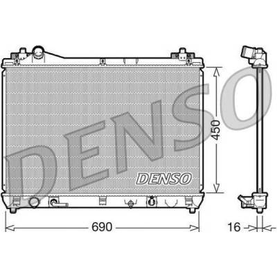 Chladič, chlazení motoru DENSO DRM47017