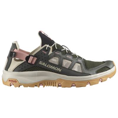 Дамски обувки за вода Salomon Women's Techamphibian 5 Water shoes - Peat / Rainy Day / Hyma Pink - размер 44 (EU) (130-0078-0623)