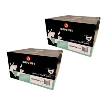 Covim Suave Decaffeinato 192 бр (12x16) кафе капсули, съвместими с Dolce Gusto®