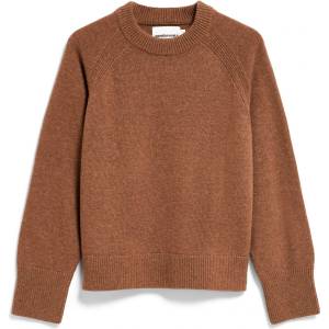ARMEDANGELS Дамски пуловер ARMEDANGELS Women's Wool Knit Sweater Jumper - Claystone Melange (117-4050-0113)