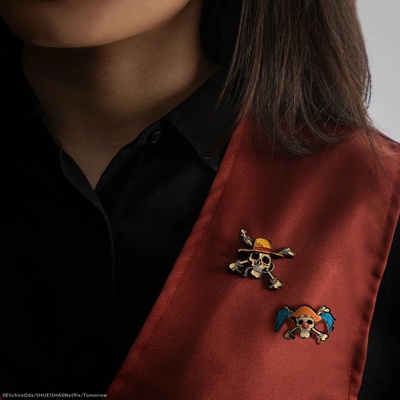 Cinereplicas Sada 2 odznaků Luffy a Buggy One Piece