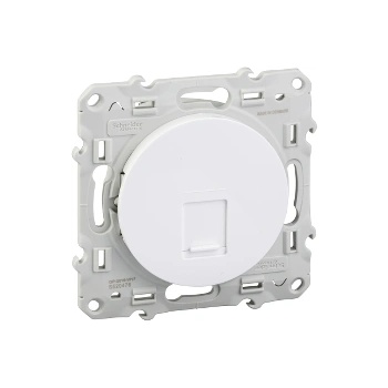 Schneider Electric SE Компютърна розетка RJ45 FTP cat. 6 цвят Бял Odace /до изчерпване/ - S520476 (S520476)