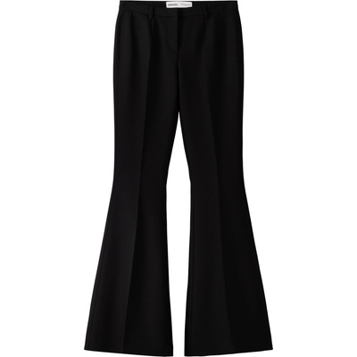 Bershka Панталон с ръб черно, размер 42
