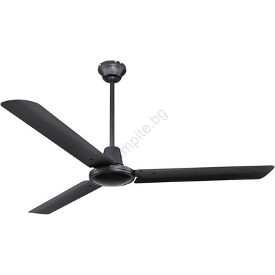 ZEVENTI - таванен вентилатор tofino, черен (zv0005)